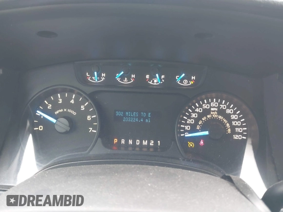 2014 Ford F-150 XL with VIN 1FTEX1EM3EKG43635, listed as a IAAI auction lot 41031761 with 203,224 mi miles and . Bid and sale history available at carsss.com. Image 7.