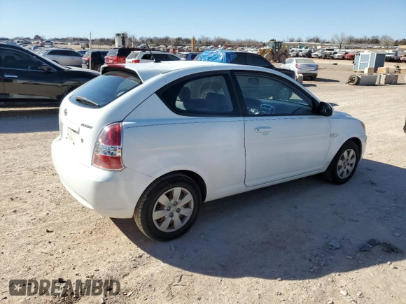 2007 Hyundai Accent SE with VIN KMHCN36C47U029548, listed as a Copart auction lot 47409735 with 125,566 mi miles and Clean Title. Bid and sale history available at carsss.com. Image 3.