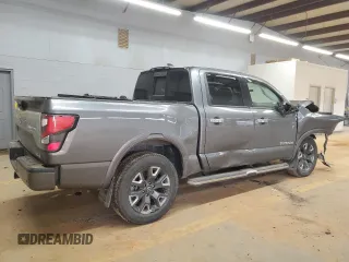 2024 Nissan Titan Pro-4X with VIN 1N6AA1ED5RN111708, listed as a Copart auction lot 42356375 with 31,487 mi miles and Salvage title. Bid and sale history available at DreamBid. Image 3.