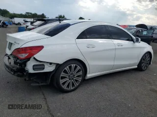 2018 Mercedes-Benz CLA with VIN WDDSJ4GB5JN668648, listed as a Copart auction lot 62578783 with 51,573 mi miles. Bid and sale history available at carsss.com. Image 3.