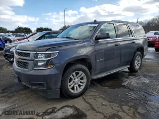 2015 Chevrolet Tahoe LS with VIN 1GNSKAEC8FR253266, listed as a Copart auction lot 44903795 with 214,080 mi miles and Clean Title. Bid and sale history available at carsss.com. Image 1.