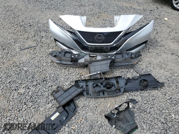 2019 Nissan LEAF SV with VIN 1N4AZ1CP3KC307985, listed as a Copart auction lot 55801095 with 107,259 mi miles and Salvage title. Bid and sale history available at DreamBid. Image 12.
