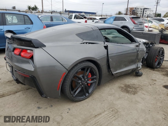 2016 Chevrolet Corvette 3LT with VIN 1G1YF2D78G5122230, listed as a Copart auction lot 53842935 with 0 mi miles and Salvage Title. Bid and sale history available at carsss.com. Image 3.