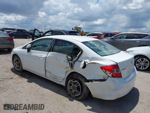 2012 Honda Civic LX z VIN 2HGFB2F57CH536142, wystawiony jako IAAI lot #42194088 z przebiegiem 108 293 mil mil oraz . Historia ofert i sprzedaży dostępna na DreamBid. Obrazek 3.