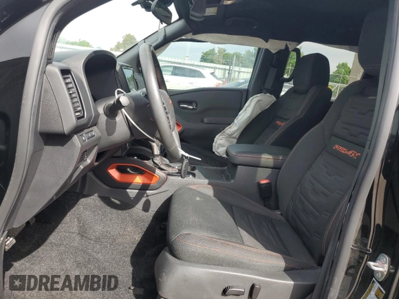 2023 Nissan Frontier SV with VIN 1N6ED1EK8PN670416, listed as a Copart auction lot 59204005 with 19,155 mi miles and Salvage title. Bid and sale history available at DreamBid. Image 7.