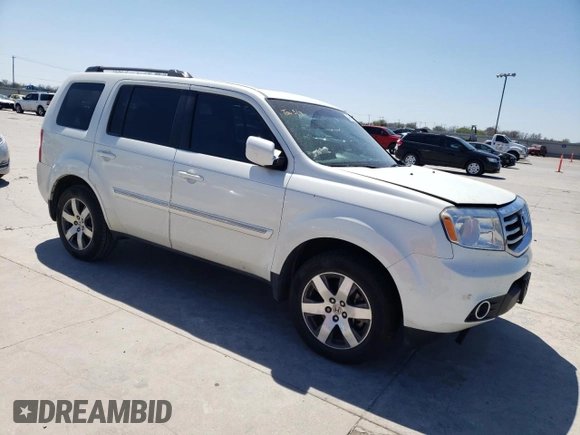 2015 Honda Pilot Touring with VIN 5FNYF3H94FB007744, listed as a Copart auction lot 49512015 with 122,912 mi miles and Salvage Title. Bid and sale history available at carsss.com. Image 4.