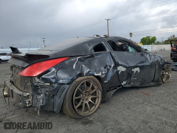 2007 Nissan 350Z with VIN JN1BZ34D67M506712, listed as a Copart auction lot 79272074 with Not Provided miles and Salvage Title. Bid and sale history available at DreamBid. Image 3.