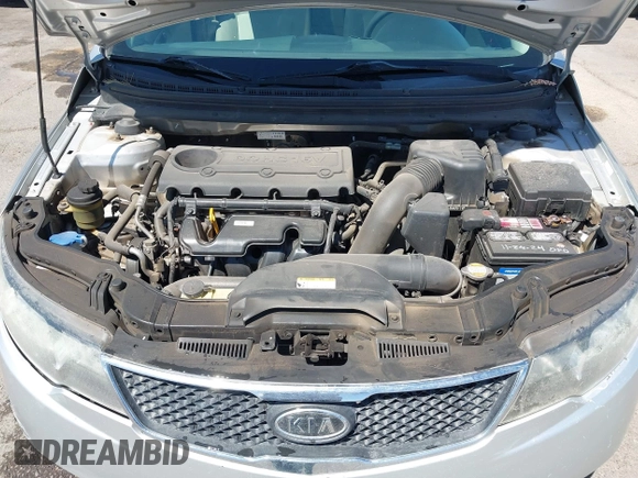 2010 Kia Forte EX with VIN KNAFU4A29A5195670, listed as a IAAI auction lot 42075961 with 160,648 mi miles. Bid and sale history available at carsss.com. Image 10.