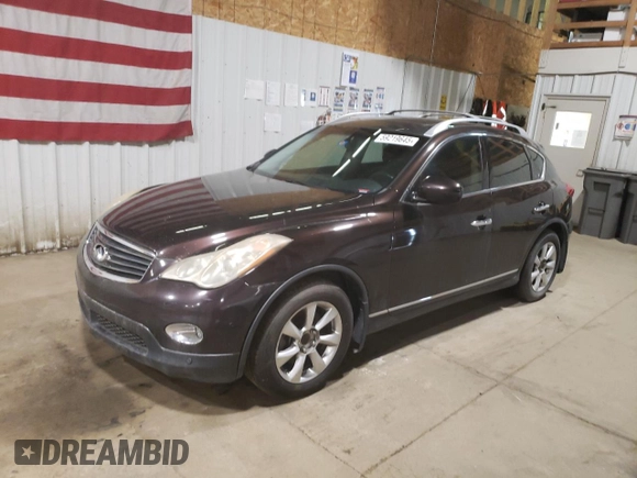 2008 Infiniti EX Journey z VIN JNKAJ09E68M306283, wystawiony jako Copart lot #59219645 z przebiegiem Nie podano mil oraz Czysty tytuł • Clean title. Historia ofert i sprzedaży dostępna na DreamBid. Obrazek 1.