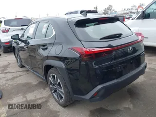 2025 Lexus UX with VIN JTHYBJAH9S2002181, listed as a IAAI auction lot 41889761 with 5,278 mi miles and . Bid and sale history available at DreamBid. Image 3.