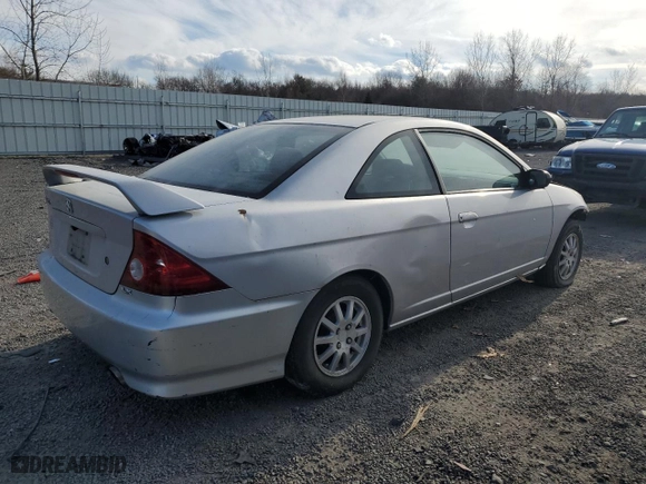 2004 Honda Civic LX with VIN 1HGEM21524L016464, listed as a Copart auction lot 48398495 with 147,492 mi miles and Non Repairable. Bid and sale history available at carsss.com. Image 3.