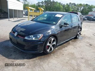 2016 Volkswagen Golf GTI SE with VIN 3VW4T7AU6GM039229, listed as a IAAI auction lot 42073161 with 74,049 mi miles. Bid and sale history available at carsss.com. Image 17.