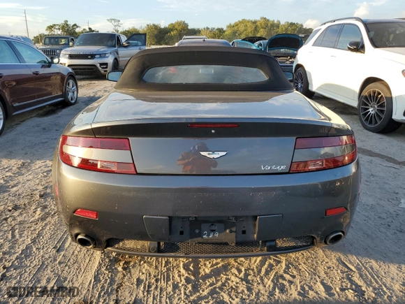 2008 Aston Martin Vantage with VIN SCFBB04B88GD08555, listed as a Copart auction lot 73878724 with 0 mi miles and Salvage Title. Bid and sale history available at carsss.com. Image 6.