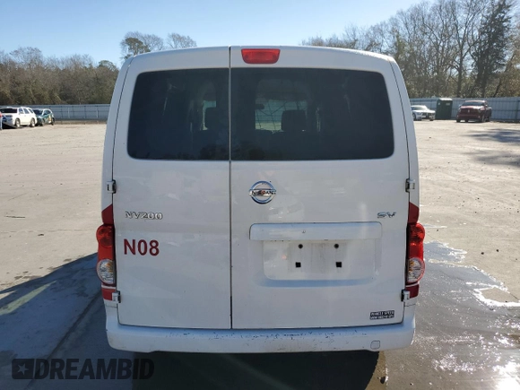 2017 Nissan NV200 Compact Cargo S with VIN 3N6CM0KN1HK702954, listed as a Copart auction lot 86391774 with 0 mi miles and Salvage Title. Bid and sale history available at carsss.com. Image 6.