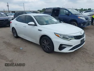 2019 Kia Optima LX with VIN 5XXGT4L32KG337466, listed as a IAAI auction lot 42113128 with 109,409 mi miles and . Bid and sale history available at DreamBid. Image 1.