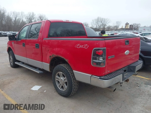 2007 Ford F-150 XLT with VIN 1FTPW14V07FA39932, listed as a IAAI auction lot 41871682 with 181,923 mi miles. Bid and sale history available at carsss.com. Image 3.