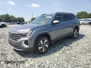 2024 Volkswagen Atlas SE with VIN 1V2WR2CA0RC537106, listed as a Copart auction lot 59481375 with 9,666 mi miles and Salvage title. Bid and sale history available at DreamBid. Image 1.