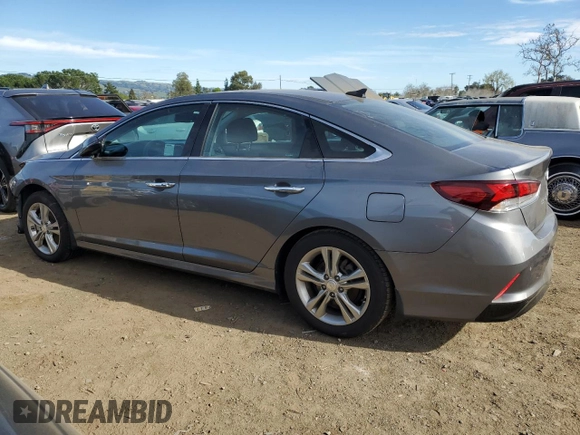 2019 Hyundai Sonata SEL with VIN 5NPE34AFXKH787519, listed as a Copart auction lot 46860055 with 43,511 mi miles and Salvage Title. Bid and sale history available at DreamBid. Image 2.