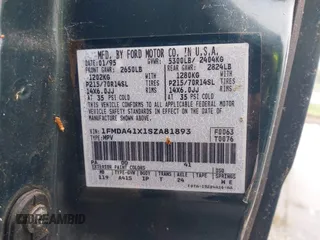 1995 Ford Aerostar Eddie Bauer с VIN 1FMDA41X1SZA81893, выставлен на аукционе IAAI как лот 42471666 с пробегом 194 685 миль миль и . История ставок и продаж доступна на DreamBid. Изображение 9.
