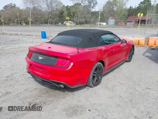 2018 Ford Mustang EcoBoost Premium with VIN 1FATP8UH3J5110137, listed as a IAAI auction lot 41868345 with 75,126 mi miles and . Bid and sale history available at DreamBid. Image 4.