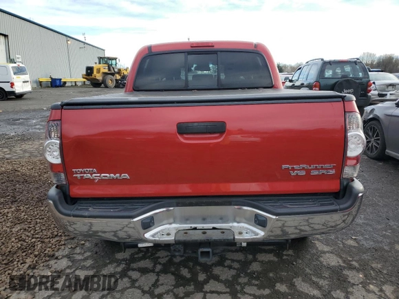 2011 Toyota Tacoma PreRunner with VIN 3TMJU4GN9BM115679, listed as a Copart auction lot 41638605 with 189,614 mi miles and Salvage title. Bid and sale history available at DreamBid. Image 6.