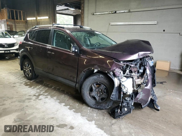 2017 Toyota RAV4 LE with VIN 2T3BFREV9HW600782, listed as a Copart auction lot 61554025 with Not provided miles and Salvage title. Bid and sale history available at DreamBid. Image 4.