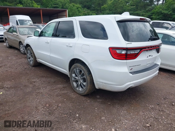 2020 Dodge Durango GT with VIN 1C4RDJDGXLC339344, listed as a IAAI auction lot 42391557 with 68,267 mi miles and . Bid and sale history available at DreamBid. Image 3.