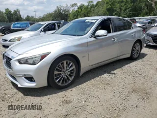 2020 Infiniti Q50 Luxe z VIN JN1EV7AP1LM204284, wystawiony jako Copart lot #55536325 z przebiegiem 99 332 mil mil oraz Nie do naprawy • Non repairable. Historia ofert i sprzedaży dostępna na DreamBid. Obrazek 1.