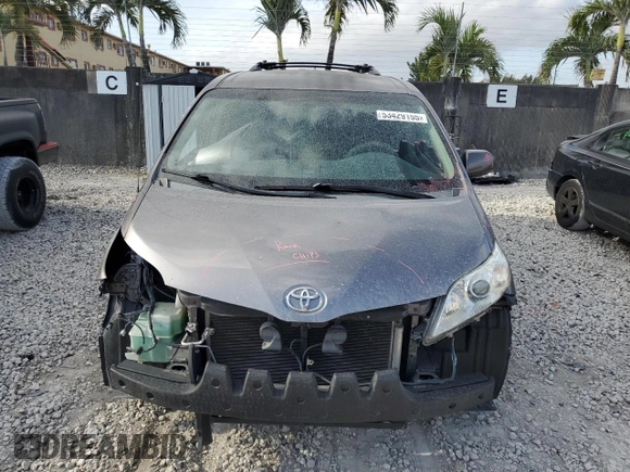 2014 Toyota Sienna LE AAS with VIN 5TDKK3DC7ES417550, listed as a Copart auction lot 53429155 with 126,855 mi miles and Salvage Title. Bid and sale history available at carsss.com. Image 5.