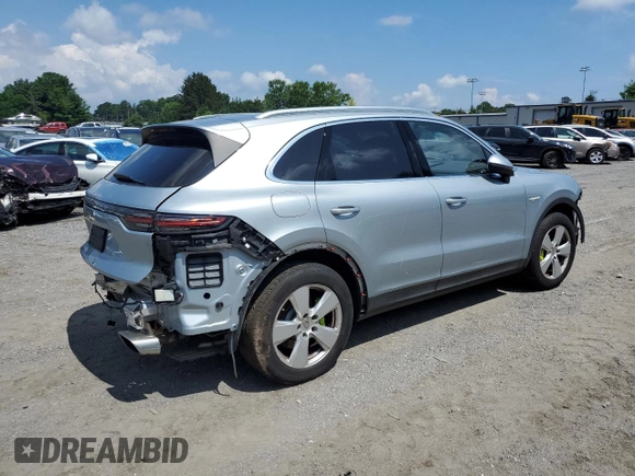 2021 Porsche Cayenne E-Hybrid with VIN WP1AE2AYXMDA24518, listed as a Copart auction lot 63158455 with Not provided miles and Salvage title. Bid and sale history available at DreamBid. Image 3.