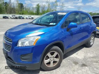 2016 Chevrolet Trax LS z VIN KL7CJNSB5GB560372, wystawiony jako Copart lot #57036625 z przebiegiem 101 387 mil mil oraz Szkoda całkowita • Salvage title. Historia ofert i sprzedaży dostępna na DreamBid. Obrazek 1.