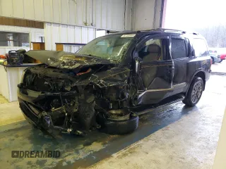 2015 Nissan Armada Platinum z VIN 5N1BA0NFXFN620977, wystawiony jako Copart lot #47793445 z przebiegiem 172 514 mil mil oraz Szkoda całkowita • Salvage title. Historia ofert i sprzedaży dostępna na DreamBid. Obrazek 1.