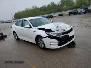 2018 Kia Optima S with VIN 5XXGT4L3XJG220491, listed as a Copart auction lot 82636394 with 131,678 mi miles and Non Repairable. Bid and sale history available at carsss.com. Image 4.