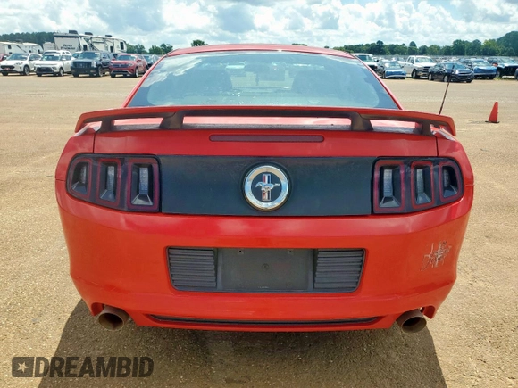 2014 Ford Mustang V6 with VIN 1ZVBP8AM8E5284439, listed as a Copart auction lot 62054585 with 183,880 mi miles and Clean title. Bid and sale history available at DreamBid. Image 6.