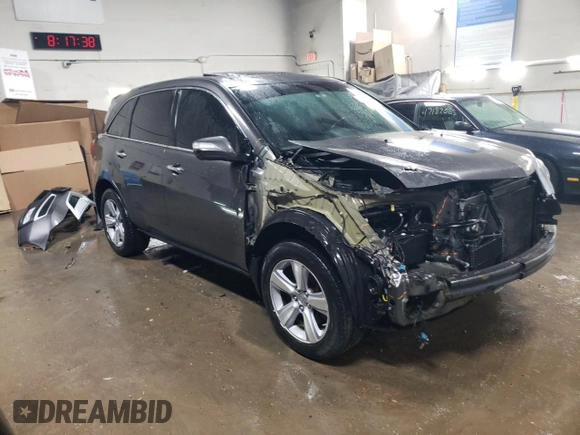 2012 Acura MDX Tech/Entertainment Pkg with VIN 2HNYD2H49CH515065, listed as a Copart auction lot 47476025 with 156,894 mi miles and Salvage Title. Bid and sale history available at carsss.com. Image 4.