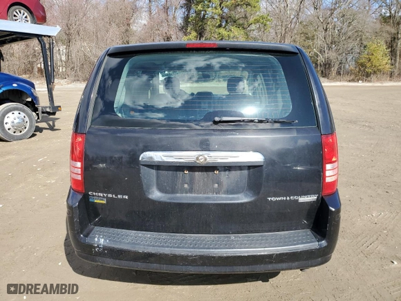 2010 Chrysler Town & Country LX with VIN 2A4RR4DE9AR203884, listed as a Copart auction lot 52450465 with 185,933 mi miles and Clean Title. Bid and sale history available at carsss.com. Image 6.