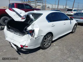 2015 Lexus GS 350 with VIN JTHBE1BL4FA007400, listed as a IAAI auction lot 42002610 with 183,620 mi miles. Bid and sale history available at carsss.com. Image 4.