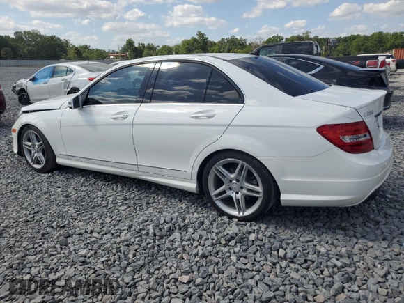2013 Mercedes-Benz C-Class C 250 Sport with VIN WDDGF4HB7DR268691, listed as a Copart auction lot 53877245 with 69,486 mi miles and Non Repairable. Bid and sale history available at carsss.com. Image 2.