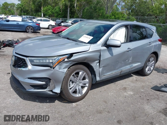 2019 Acura RDX Advance with VIN 5J8TC1H72KL007448, listed as a IAAI auction lot 42550136 with 31,638 mi miles and . Bid and sale history available at DreamBid. Image 17.
