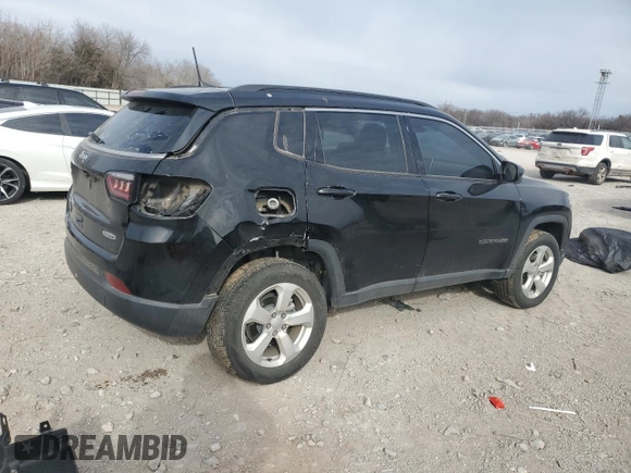 2022 Jeep Compass Latitude with VIN 3C4NJDBB6NT124048, listed as a Copart auction lot 48069535 with 32,784 mi miles and Salvage title. Bid and sale history available at DreamBid. Image 3.
