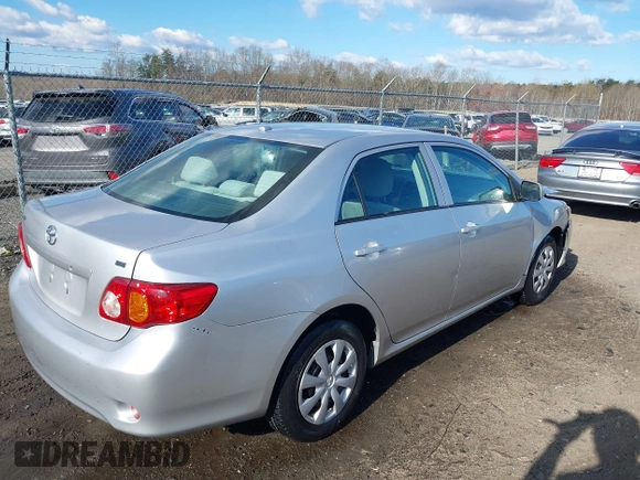 2009 Toyota Corolla with VIN 2T1BU40E59C187108, listed as a IAAI auction lot 41855435 with 67,939 mi miles. Bid and sale history available at carsss.com. Image 4.