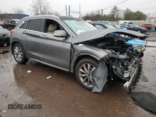 2021 Infiniti QX50 SENSORY with VIN 3PCAJ5CBXMF102456, listed as a Copart auction lot 84821454 with 36,206 mi miles and Salvage Title. Bid and sale history available at carsss.com. Image 4.