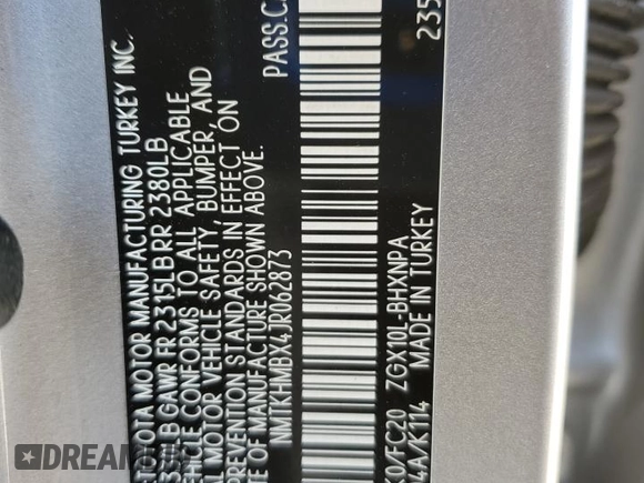 2018 Toyota C-HR XLE с VIN NMTKHMBX4JR062873, выставлен на аукционе Copart как лот 59948325 с пробегом 73 882 миль миль и Списание • Salvage title. История ставок и продаж доступна на DreamBid. Изображение 12.