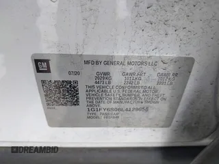 2020 Chevrolet Bolt EV LT z VIN 1G1FY6S06L4129658, wystawiony jako IAAI lot #42372460 z przebiegiem 43 417 mil mil oraz . Historia ofert i sprzedaży dostępna na DreamBid. Obrazek 9.