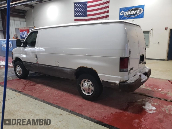 2010 Ford Econoline Cargo Commercial with VIN 1FTNE2EW8ADA72008, listed as a Copart auction lot 44383155 with Not provided miles and Clean title. Bid and sale history available at DreamBid. Image 2.