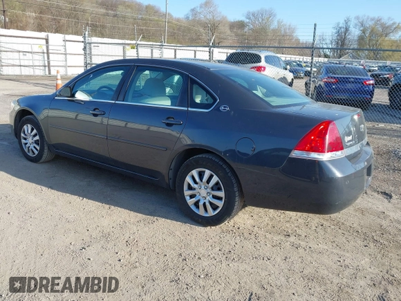 2008 Chevrolet Impala LS z VIN 2G1WB58K381310577, wystawiony jako IAAI lot #41977761 z przebiegiem 134 170 mil mil oraz . Historia ofert i sprzedaży dostępna na DreamBid. Obrazek 3.