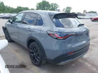 2024 Honda HR-V Sport with VIN 3CZRZ2H59RM764412, listed as a IAAI auction lot 42264334 with 19,406 mi miles and . Bid and sale history available at DreamBid. Image 3.