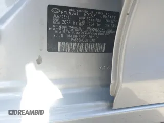 2012 Hyundai Elantra Limited with VIN KMHDH4AE0CU280314, listed as a Copart auction lot 61861285 with 169,868 mi miles and Clean title. Bid and sale history available at DreamBid. Image 12.