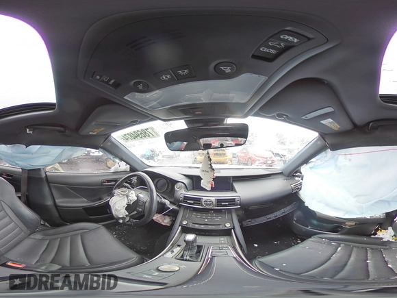 2017 Lexus IS 350 with VIN JTHCE1D27H5013874, listed as a Copart auction lot 78694874 with 54,001 mi miles and Salvage title. Bid and sale history available at DreamBid. Image 12.