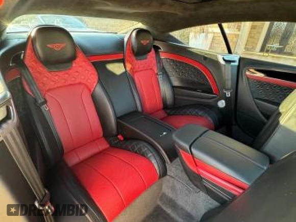 2023 Bentley Continental GT Mulliner with VIN SCBCT2ZG7PC004767, listed as a Copart auction lot 53576785 with 5,097 mi miles and Clean Title. Bid and sale history available at DreamBid. Image 6.